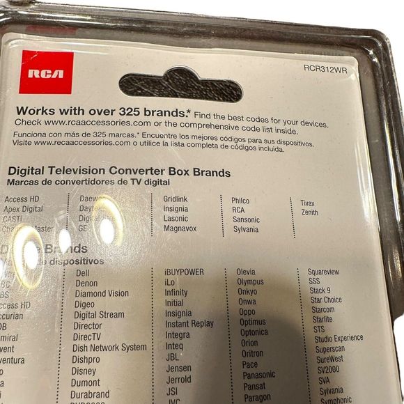 NEW RCA UNIVERSAL REMOTE CONTROL 3 Devices RCR312WR Backlit Keypad Date 1246EW - Picture 5 of 9